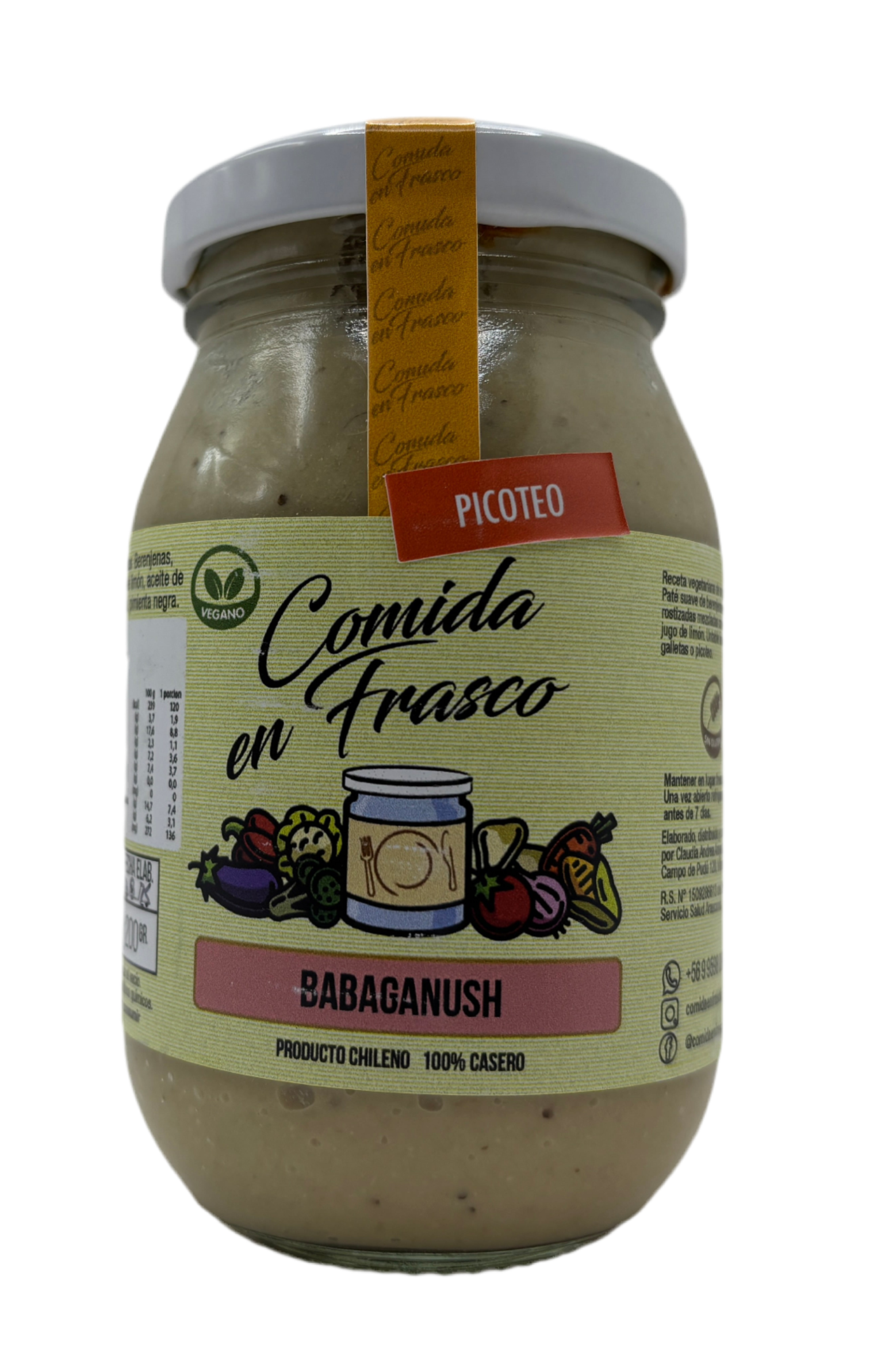 Babaganush (Paté de Berenjenas) 200gr