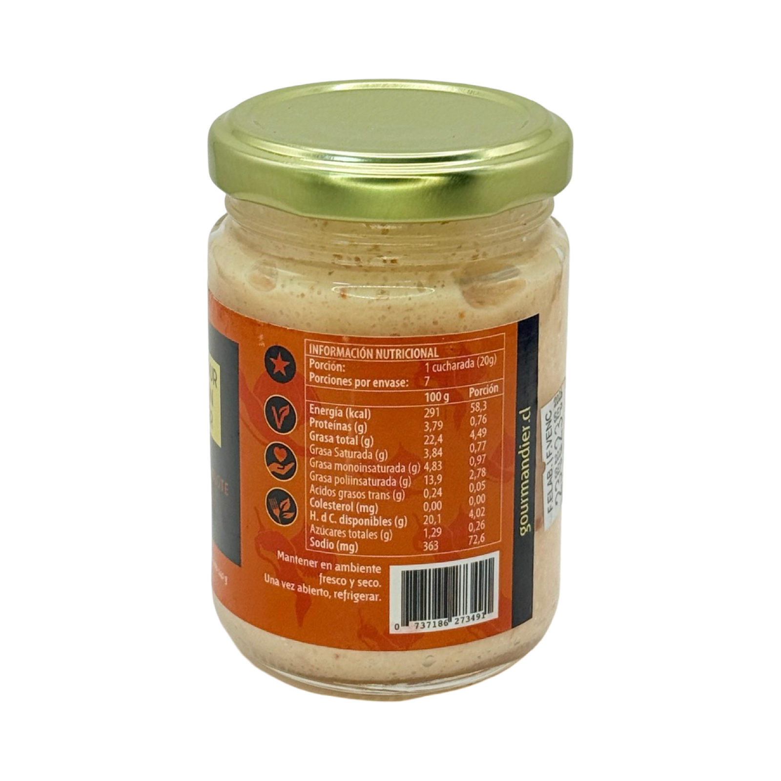 Pasta de ajo chilote al merkén 156 mL
