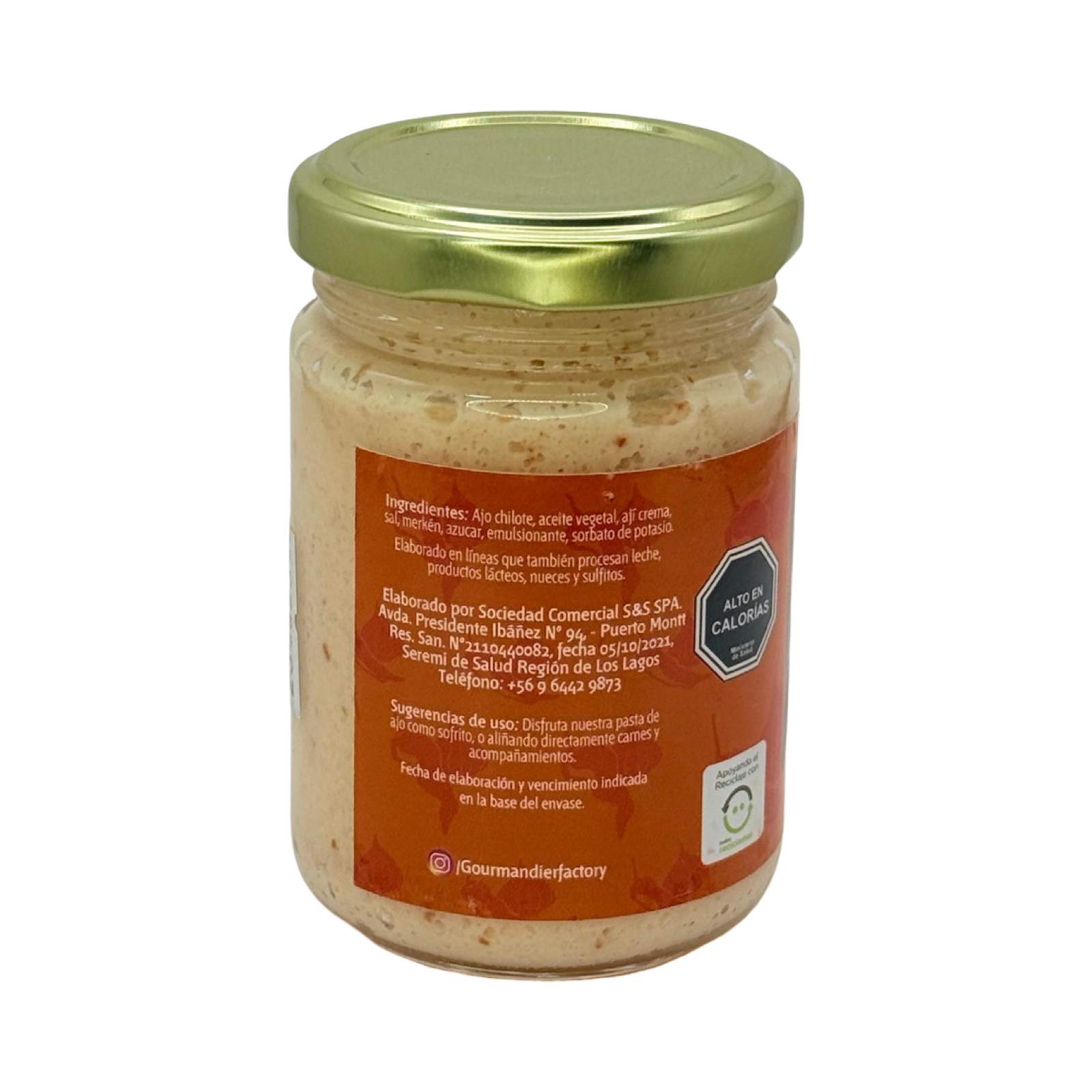 Pasta de ajo chilote al merkén 156 mL