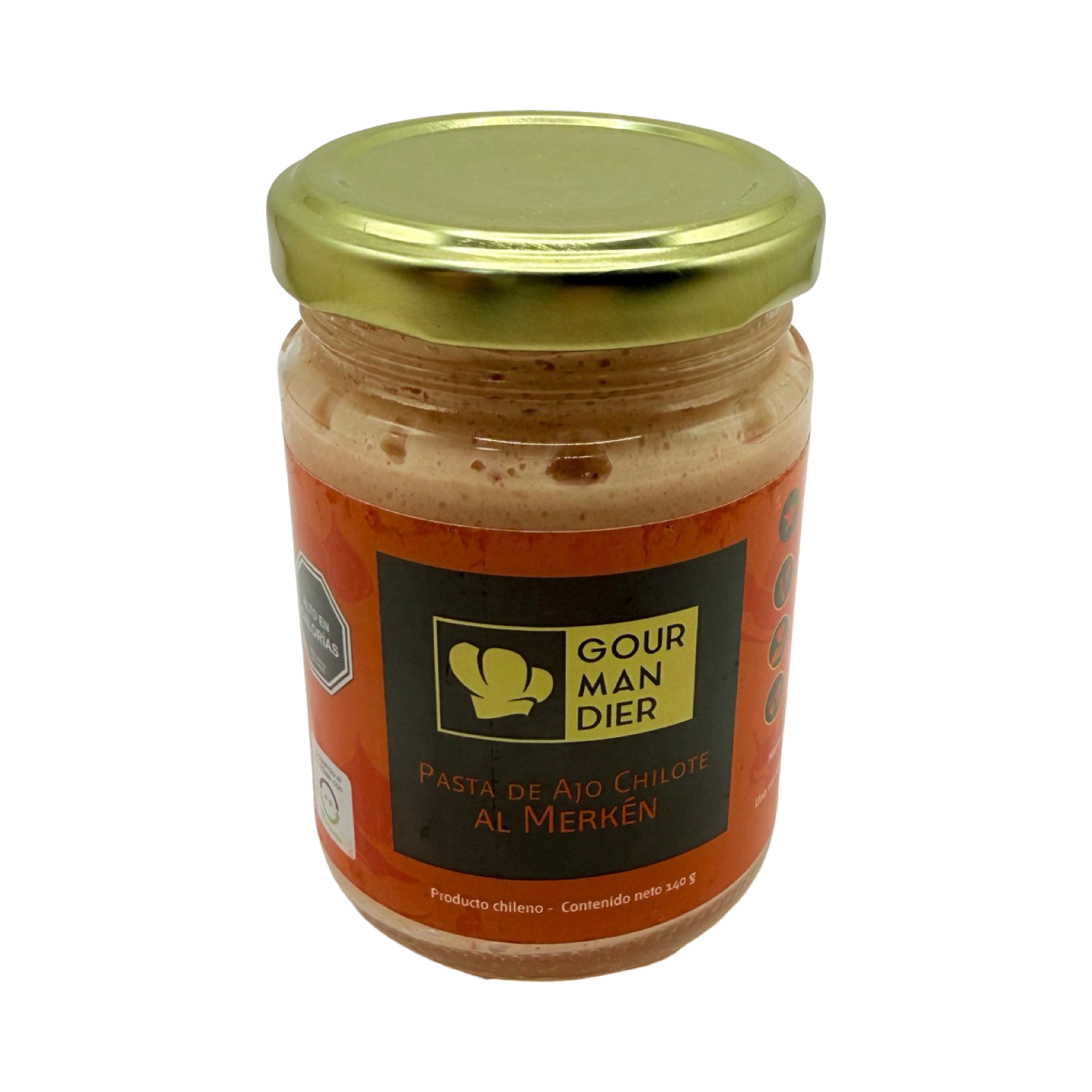 Pasta de ajo chilote al merkén 156 mL