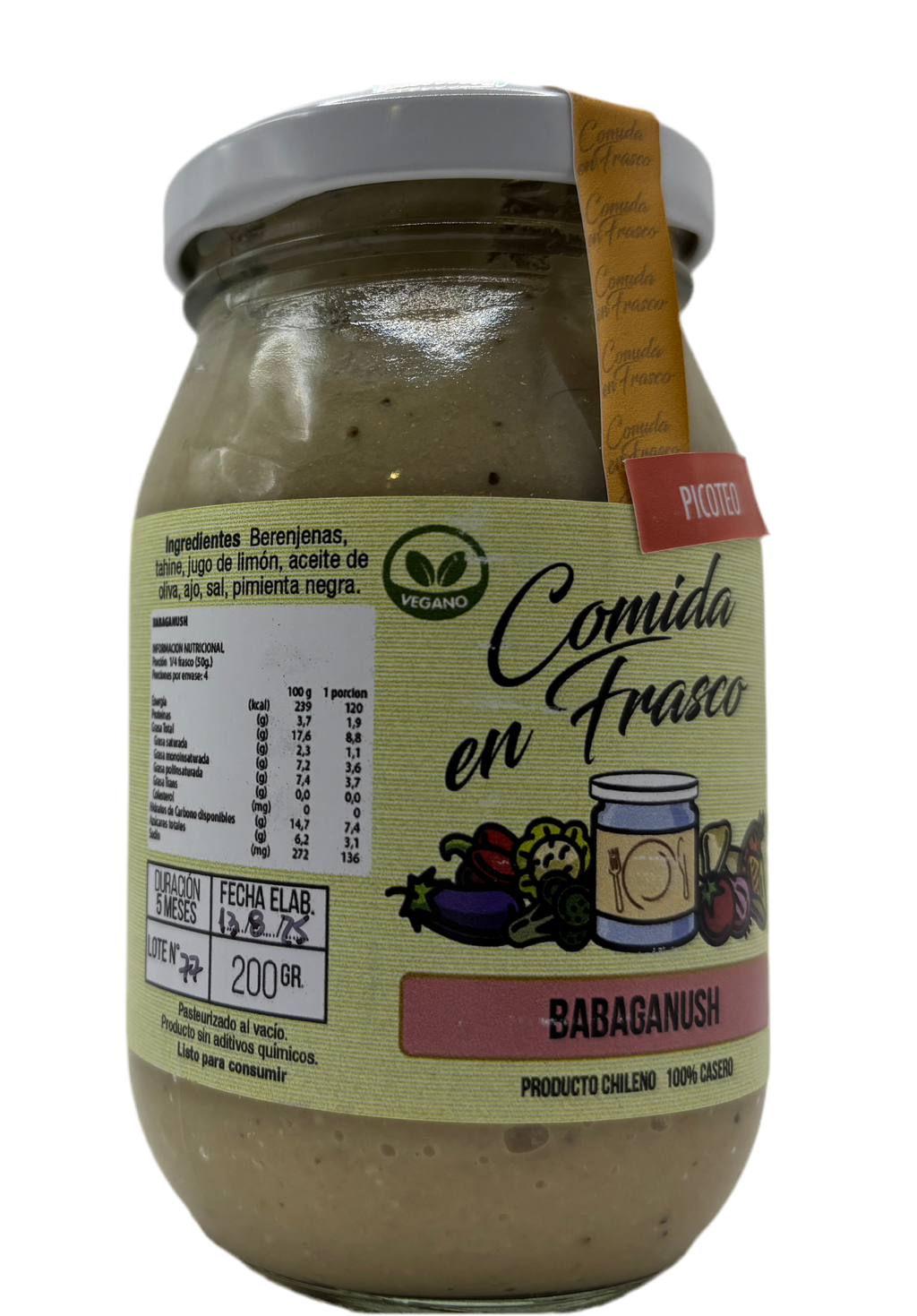 Babaganush (Paté de Berenjenas) 200gr