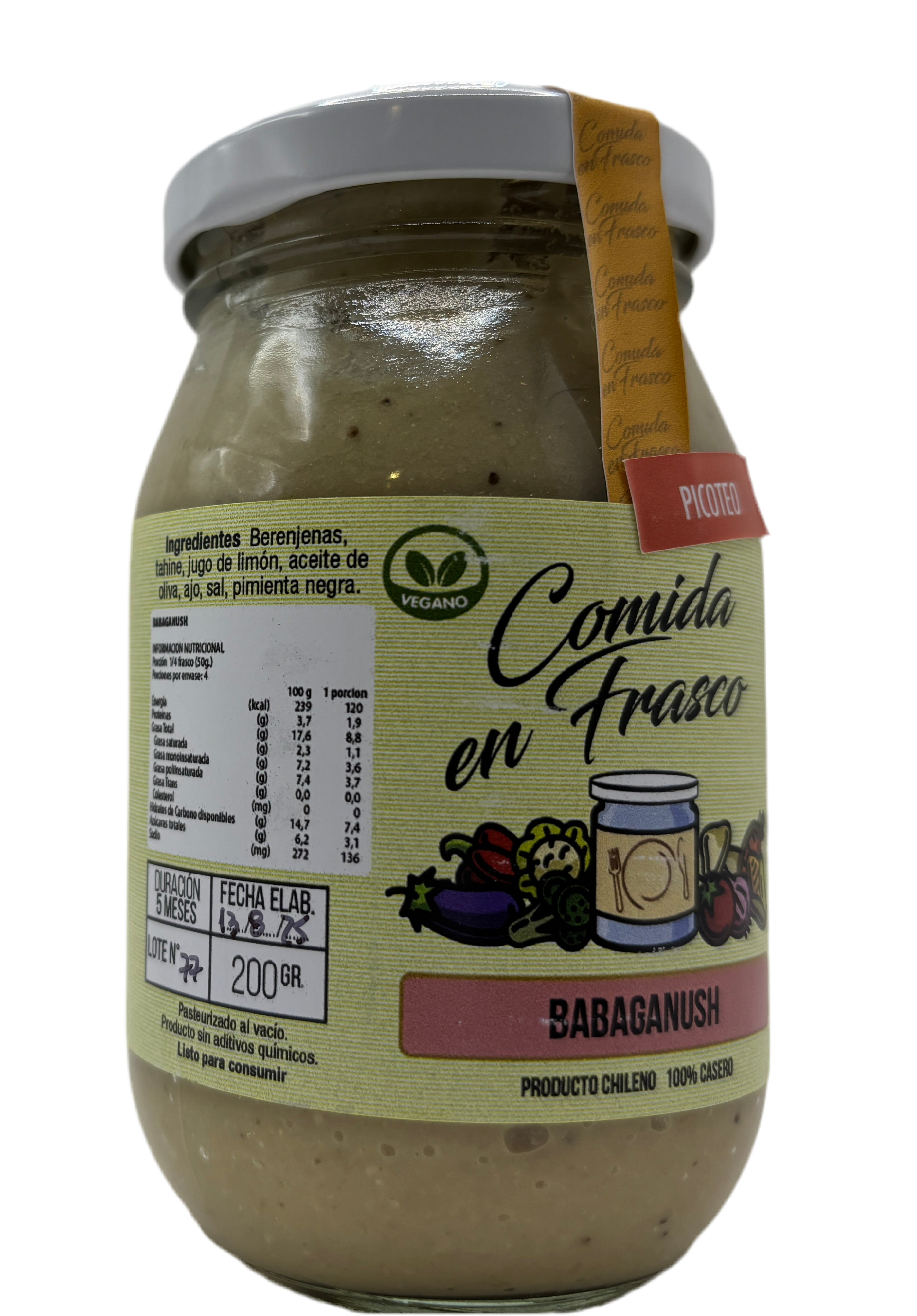 Babaganush (Paté de Berenjenas) 200gr