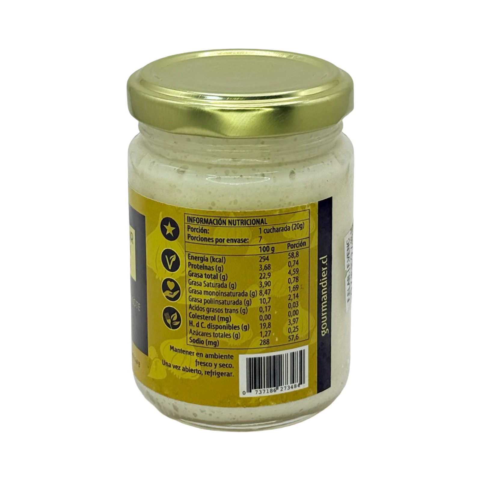 Pasta de ajo chilote al oliva 156 mL