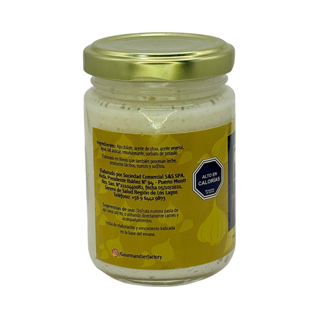 Pasta de ajo chilote al oliva 156 mL