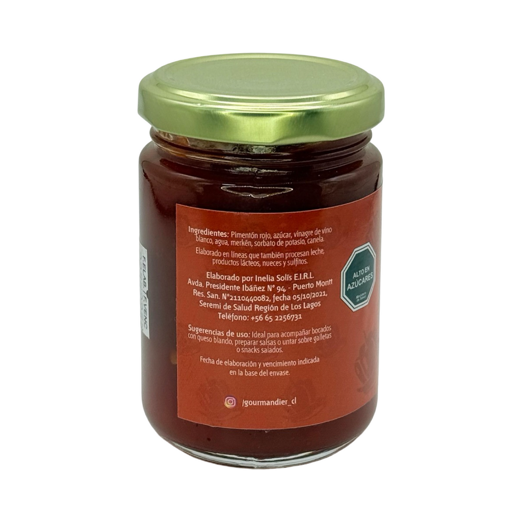 Confitura de pimentón con merkén 156 mL