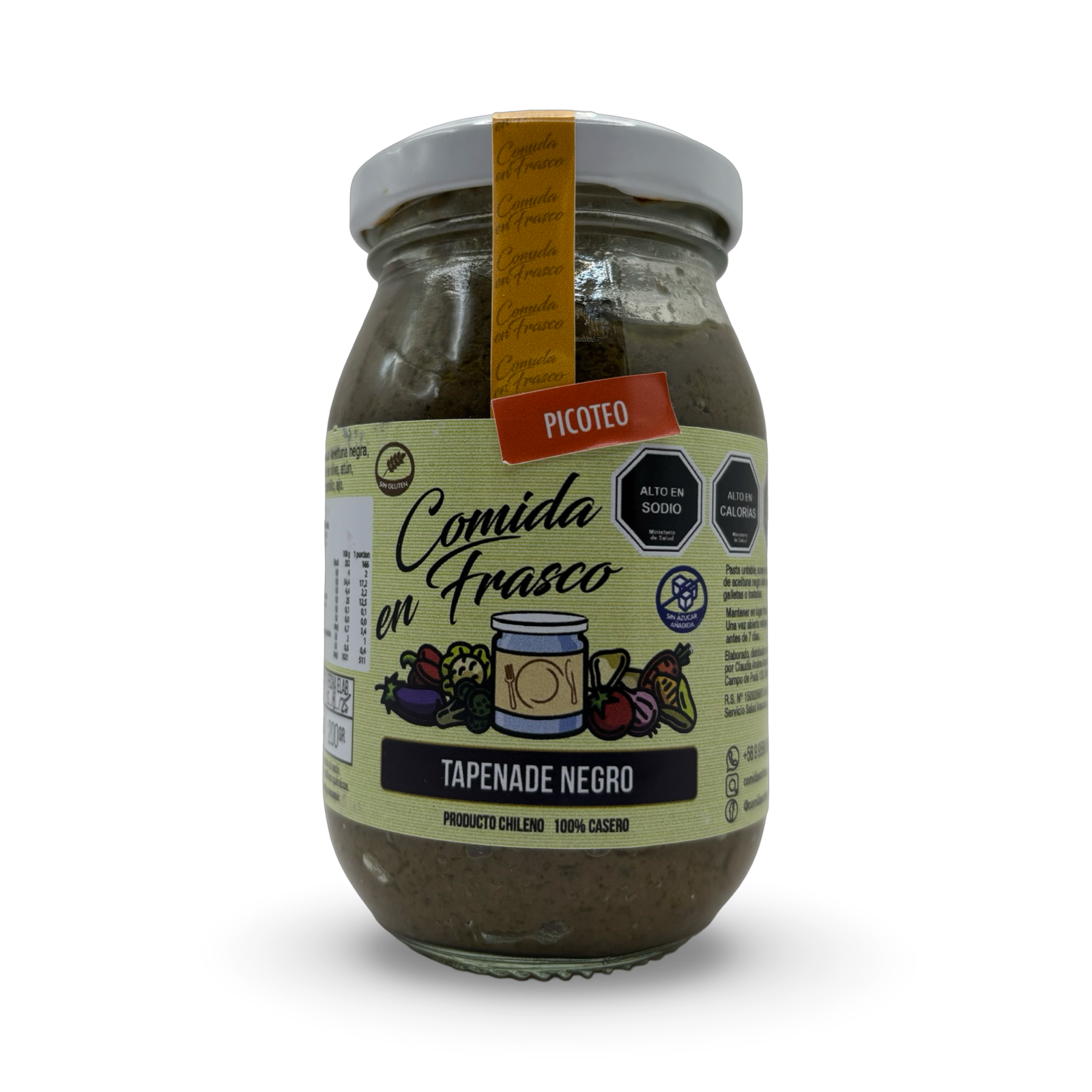 Tapenade negro (paté de aceitunas) 200gr