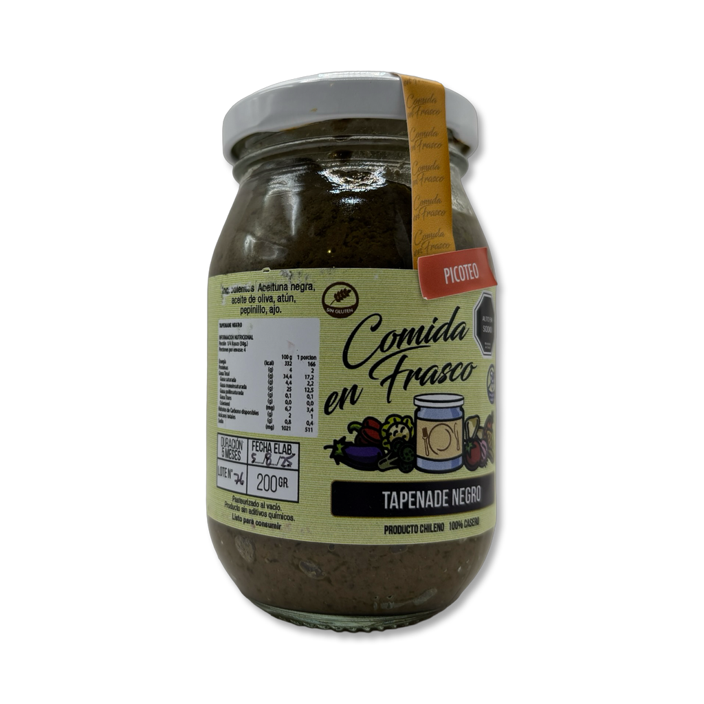 Tapenade negro (paté de aceitunas) 200gr