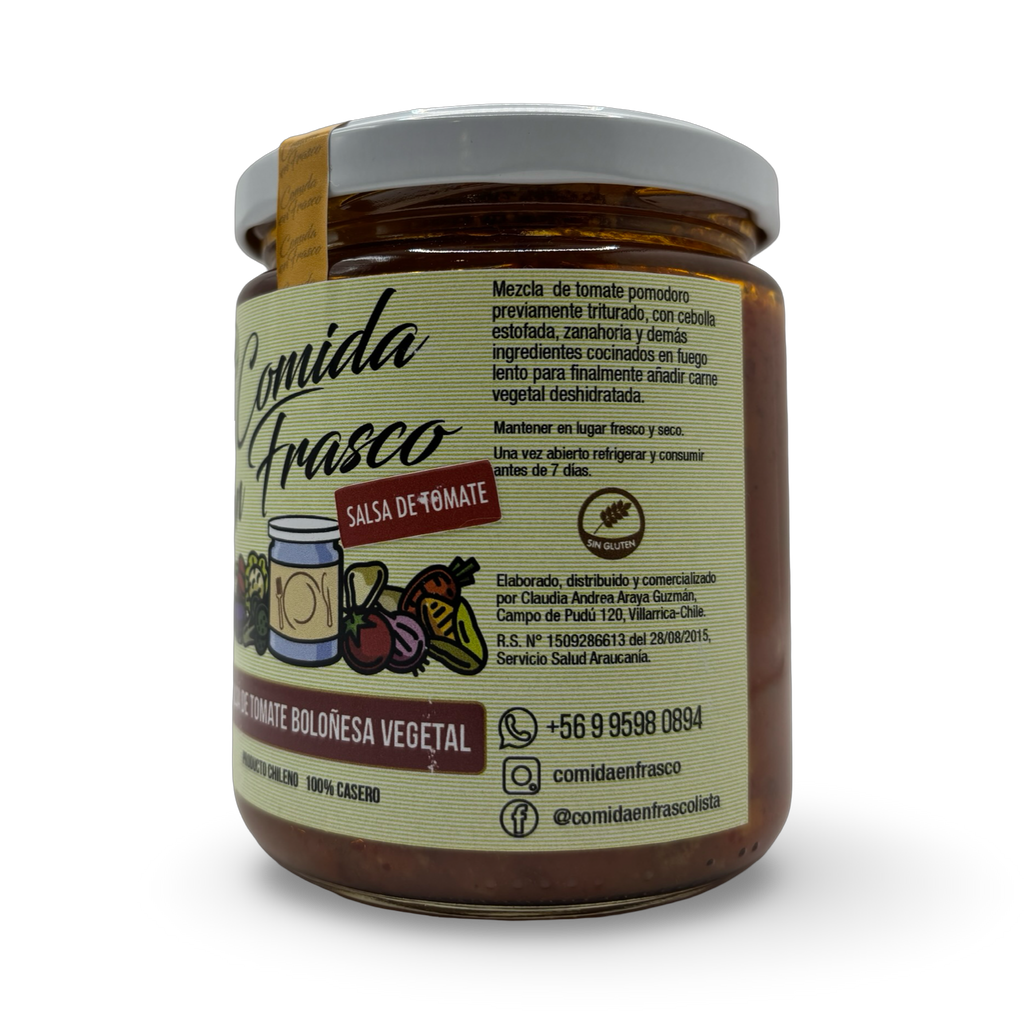 Salsa de tomates Tradicional 400gr