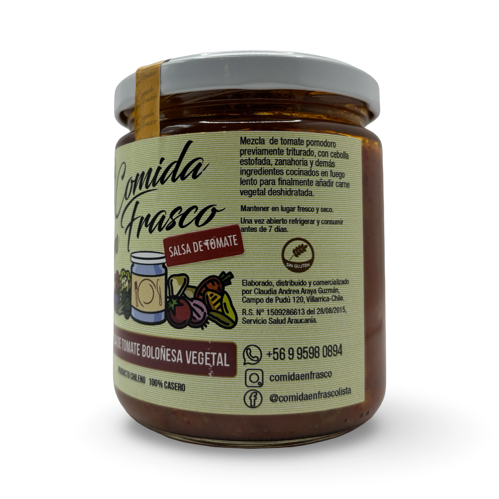 Salsa de tomates Tradicional 400gr